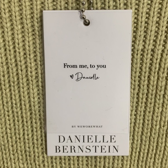 Danielle Bernstein Oversized Crewneck Chunky Sweater Size S/M NWT - Picture 3 of 7